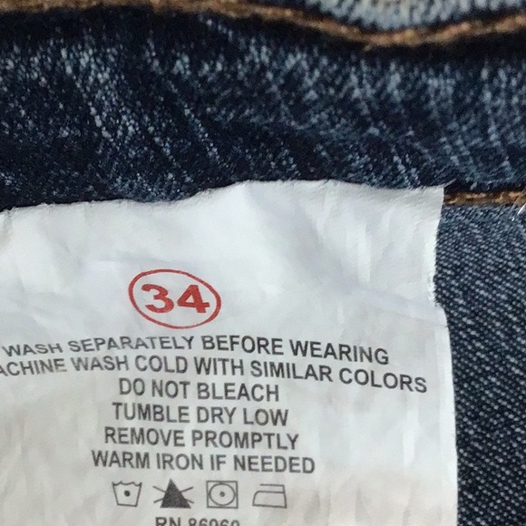 H&L jeans wear size 34 shorts used great condition - Picture 6 of 7